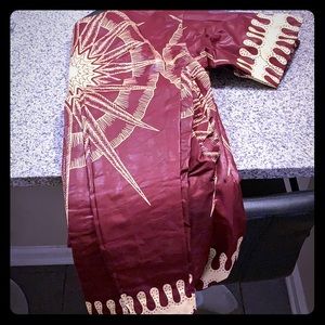 Authentic African Pattern Dress Shirt and Pants